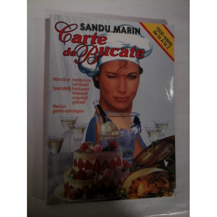 CARTE DE BUCATE - SANDU MARIN
